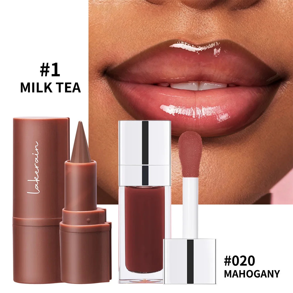 Hydrating Lip Liner and Gloss Makeup Set