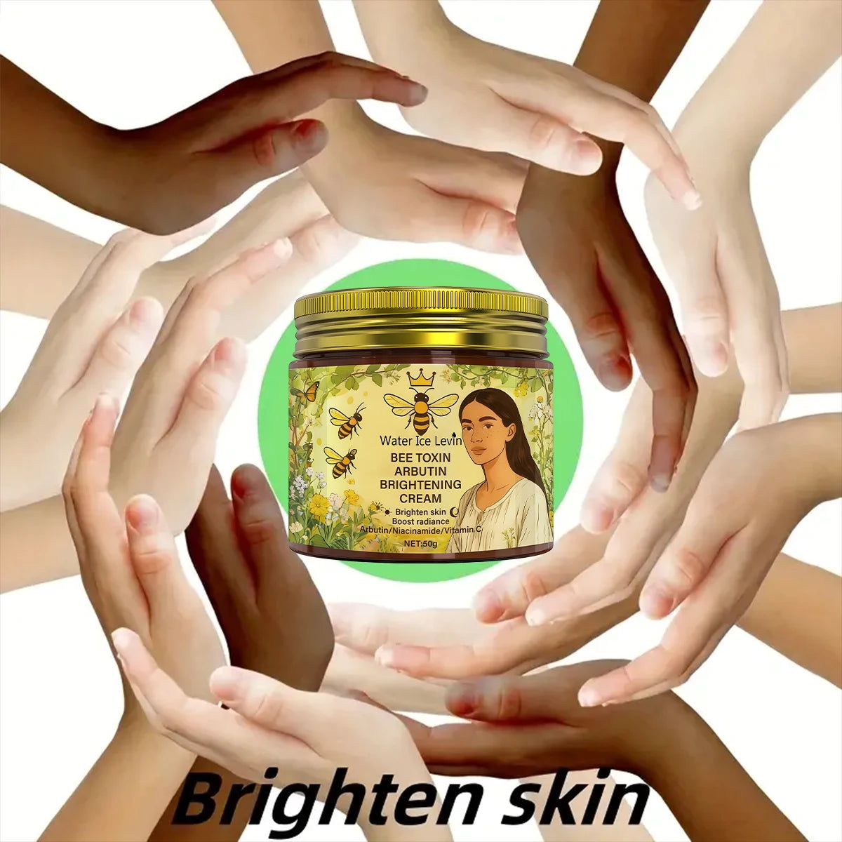 Bee Toxin Arbutin Brightening Cream Retinol Hyaluronic Acid Moisturizer