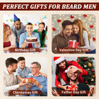 Beard Growth Care Kit with Shampoo Conditioning Oil and Grooming Tools