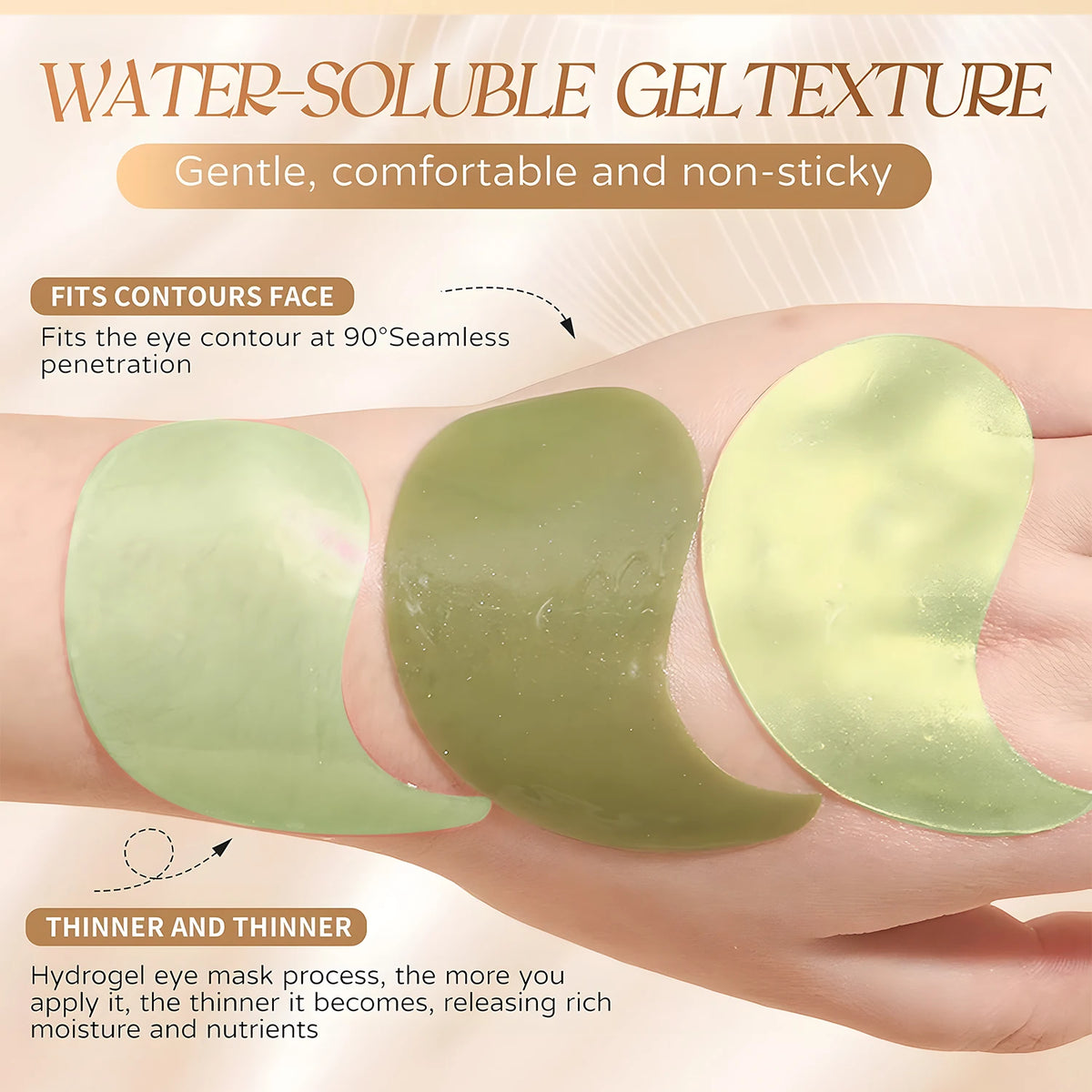 Seaweed Hyaluronic Acid Eye Mask Collagen Dark Circle Treatment Patches