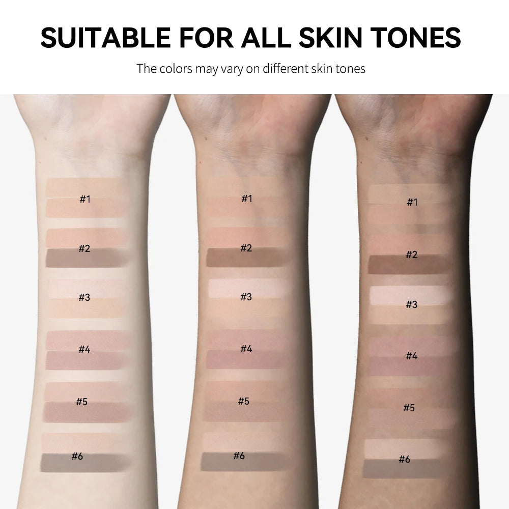 Two-Color Waterproof Eyebrow Powder Palette for Defined Brows