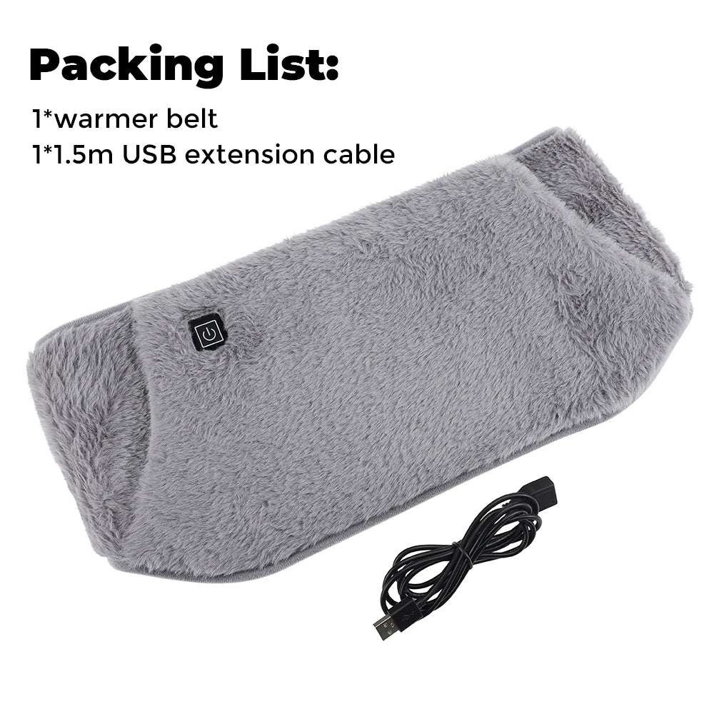 USB Rechargeable Heated Waist Belt and Hand Warmer