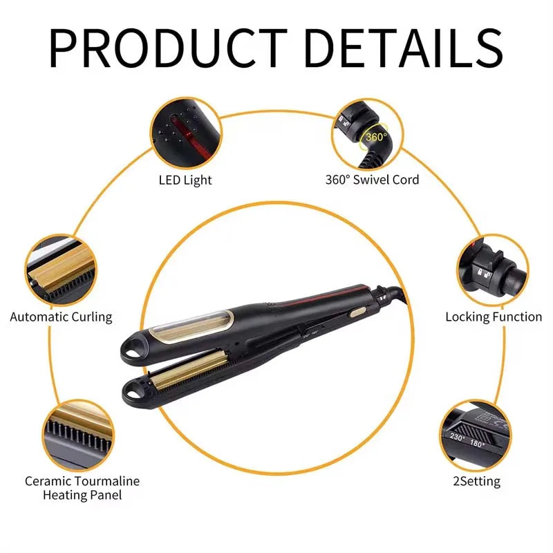Automatic Rotating Hair Curler Ceramic Wave Crimper Styling Tool