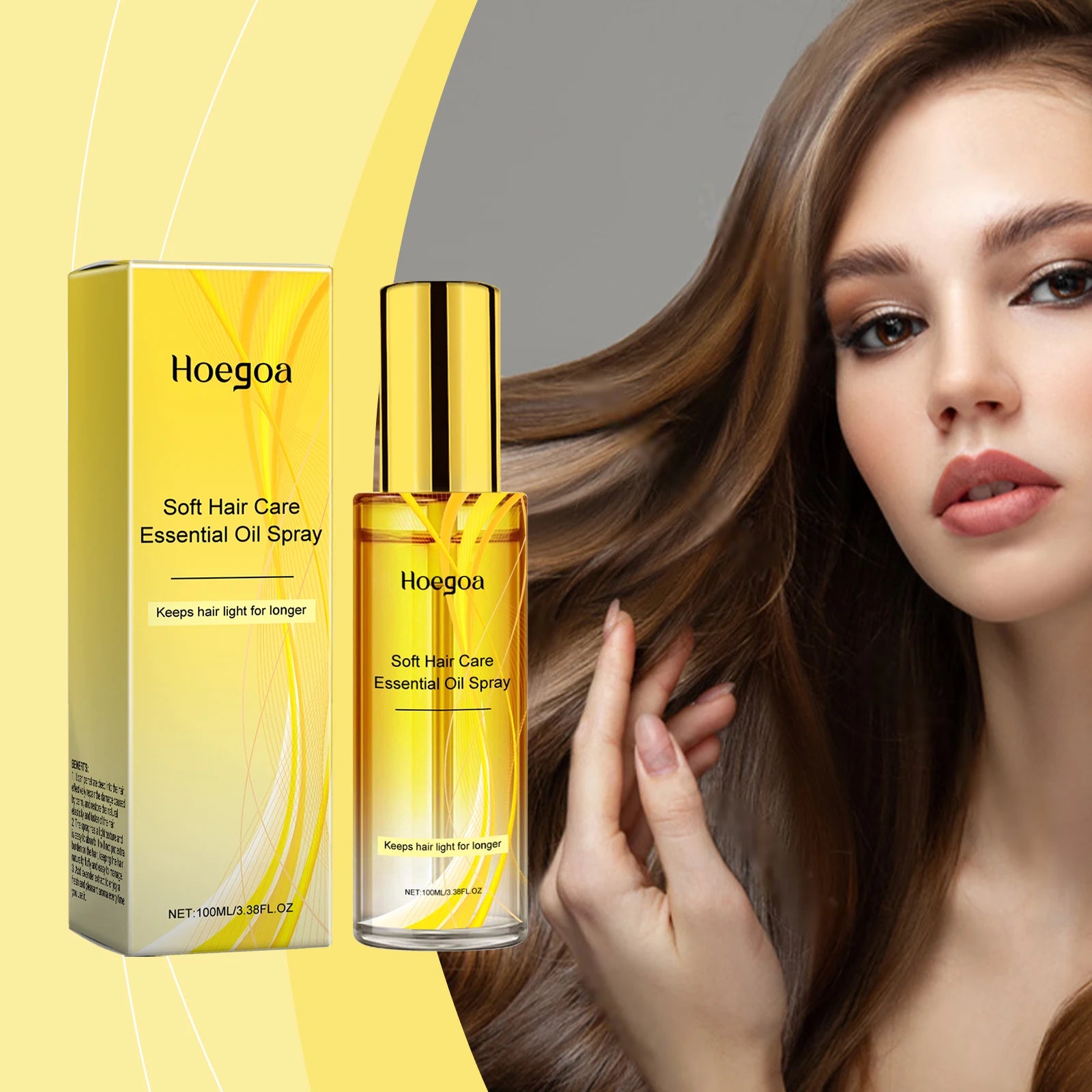 Golden Marigold Essential Oil Hair Conditioner Spray 100ml