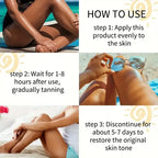 Carrot Tanning Gel Self Tanner and Bronzer for Natural Sunless Glow