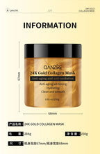 24K Gold Collagen Face Mask Anti Aging Whitening Peel Off Gel