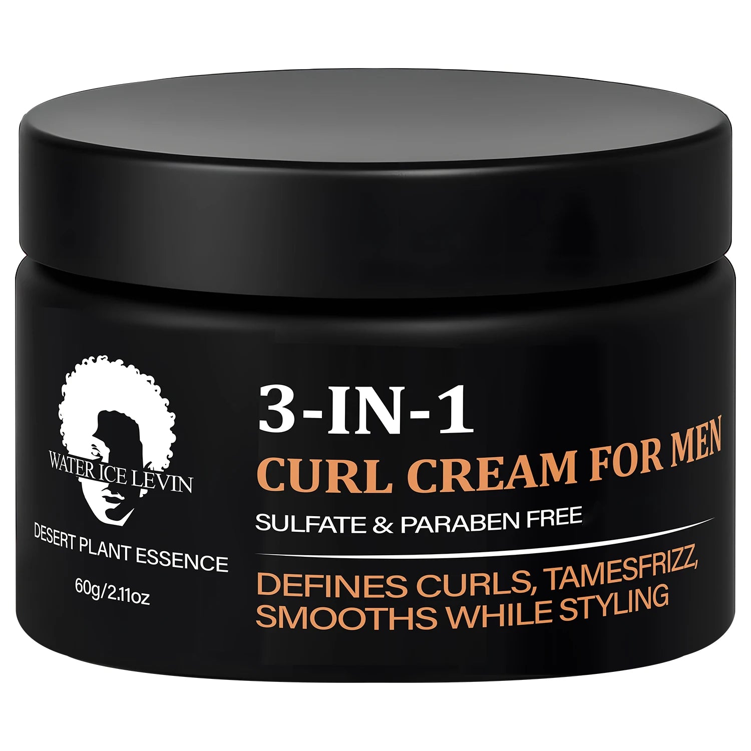 3-in-1 Curl Cream for Men Sulfate and Paraben Free 60g