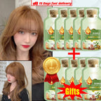 Natural Plant Herbal Extract Hair Dye Shampoo for Gray Hair Coverage