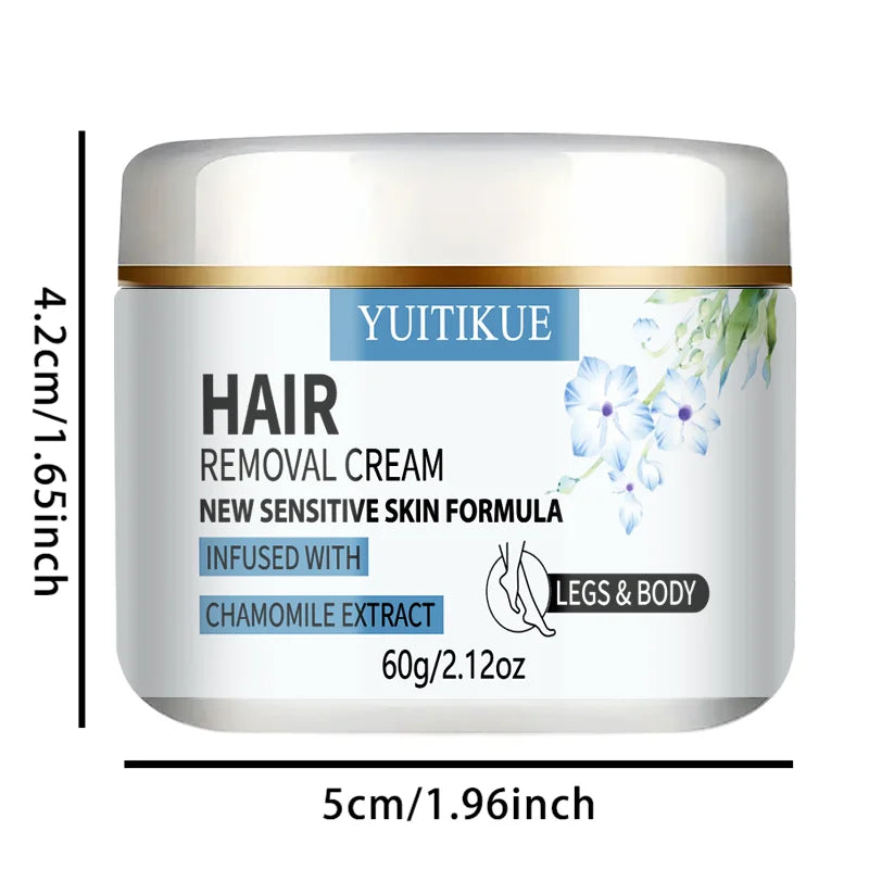 YUITIKUE Hair Removal Cream 60g Sensitive Skin Formula for Body - 16