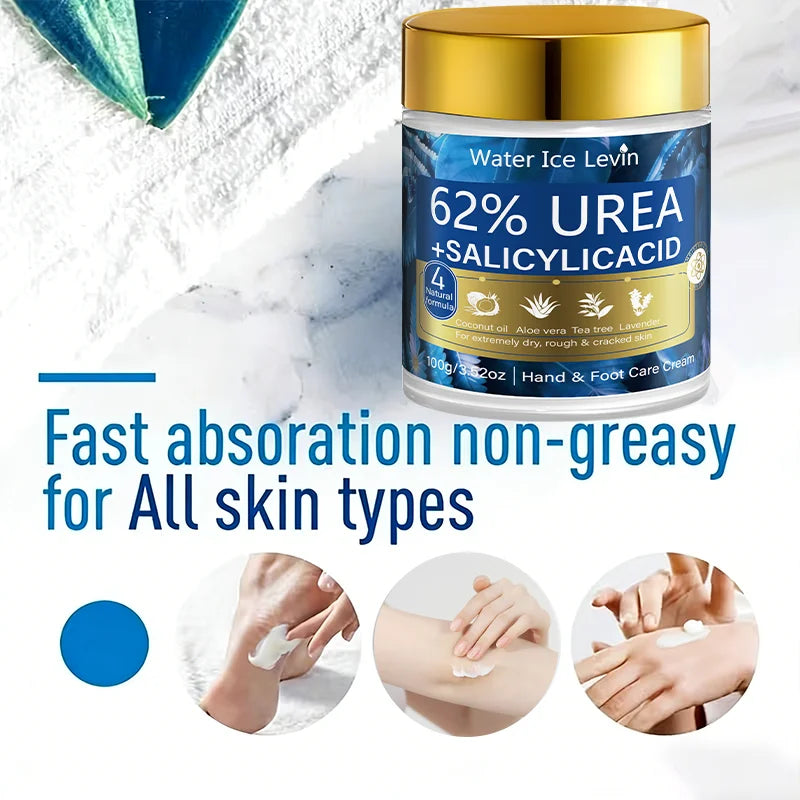 Urea Salicylic Acid Hand and Foot Cream for Dry Cracked Skin Repair