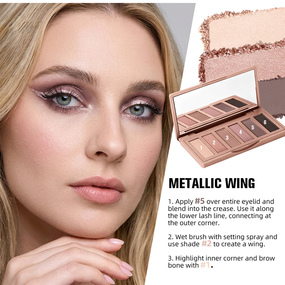 Matte and Shimmer Eyeshadow Palette - 12