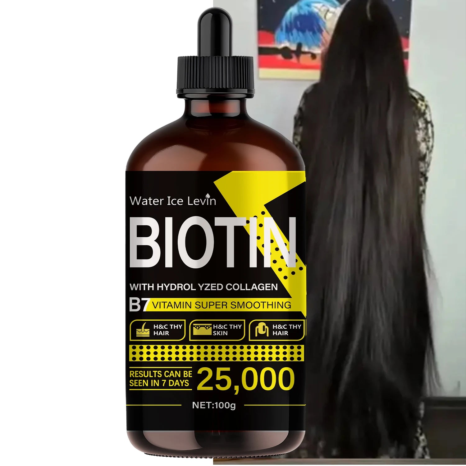 Biotin and Hydrolyzed Collagen Hair Conditioner Liquid Oil 100g
