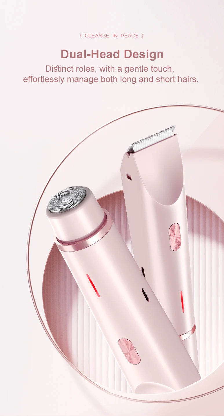 Electric Waterproof Shaver for Women Bikini and Body Hair Removal - 9