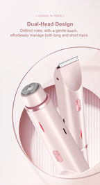 Electric Waterproof Shaver for Women Bikini and Body Hair Removal