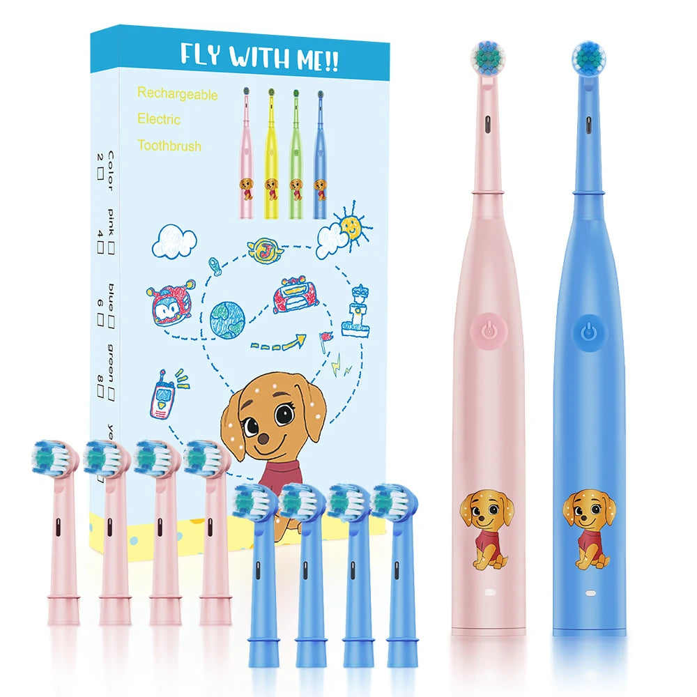 Rechargeable Sonic Electric Toothbrush for Kids