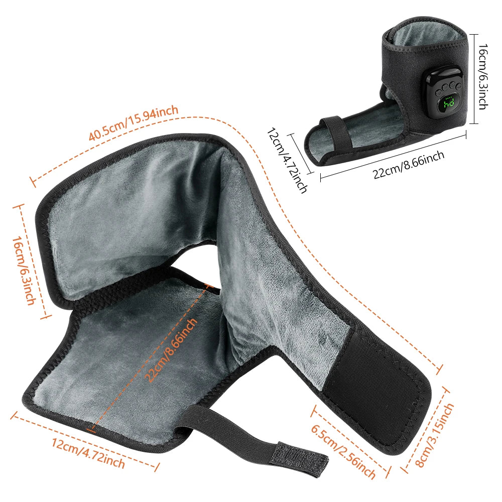 Heated Air Compression Ankle Massager for Pain Relief