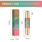 Dual-Ended Cream Bronzer and Blush Stick for Face and Lips