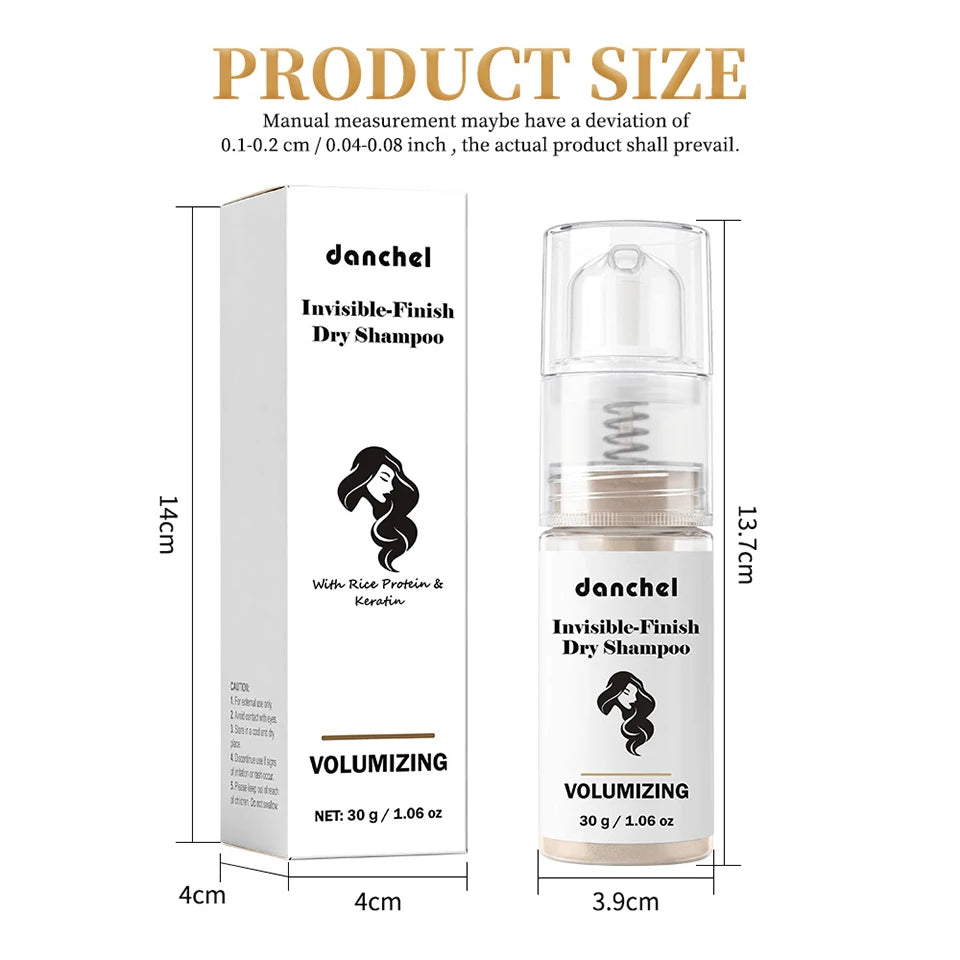 Invisible Dry Shampoo Powder for Volumizing and Oil Control