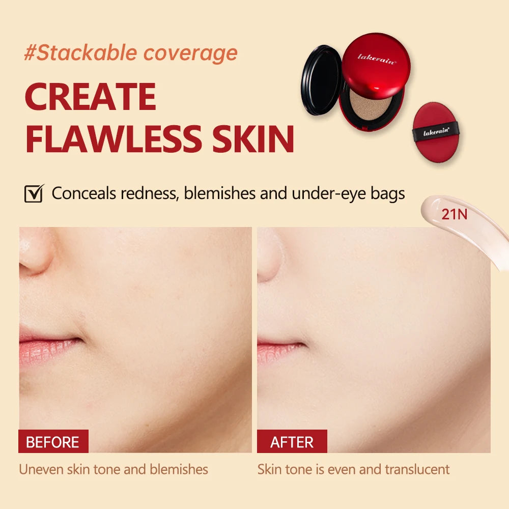Long-Lasting Air Cushion Foundation for Flawless Coverage