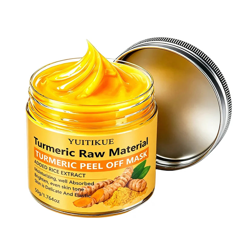 YUITIKUE Turmeric Rice Extract Peel Off Mask Brightening Facial Treatment