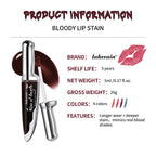 Bloody Matte Lip Stain for Halloween and Theatrical Makeup