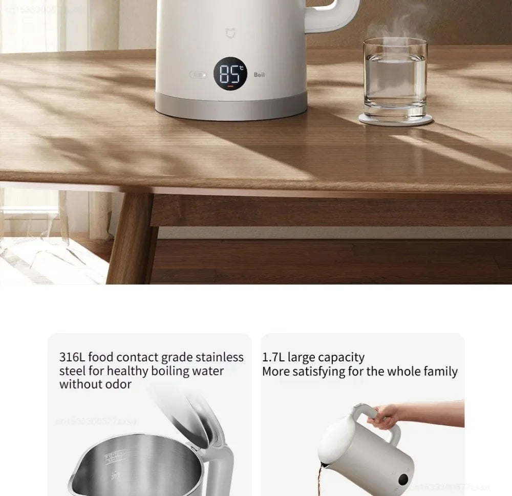 Mijia Smart Electric Kettle 3 Stainless Steel Rapid Boiling Water Heater - 12