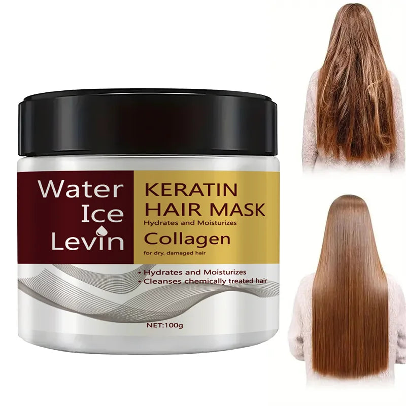 Keratin Collagen Hair Mask Moisturizing Conditioner for Damaged Hair - 3