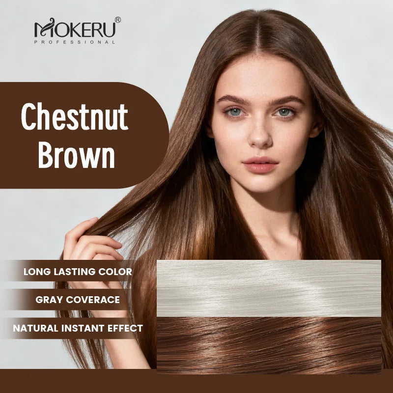 Organic Ginger Hair Blackening Shampoo 500ml Permanent Color Dye