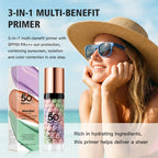 3-in-1 Color Correcting Primer and SPF 50 Sunscreen