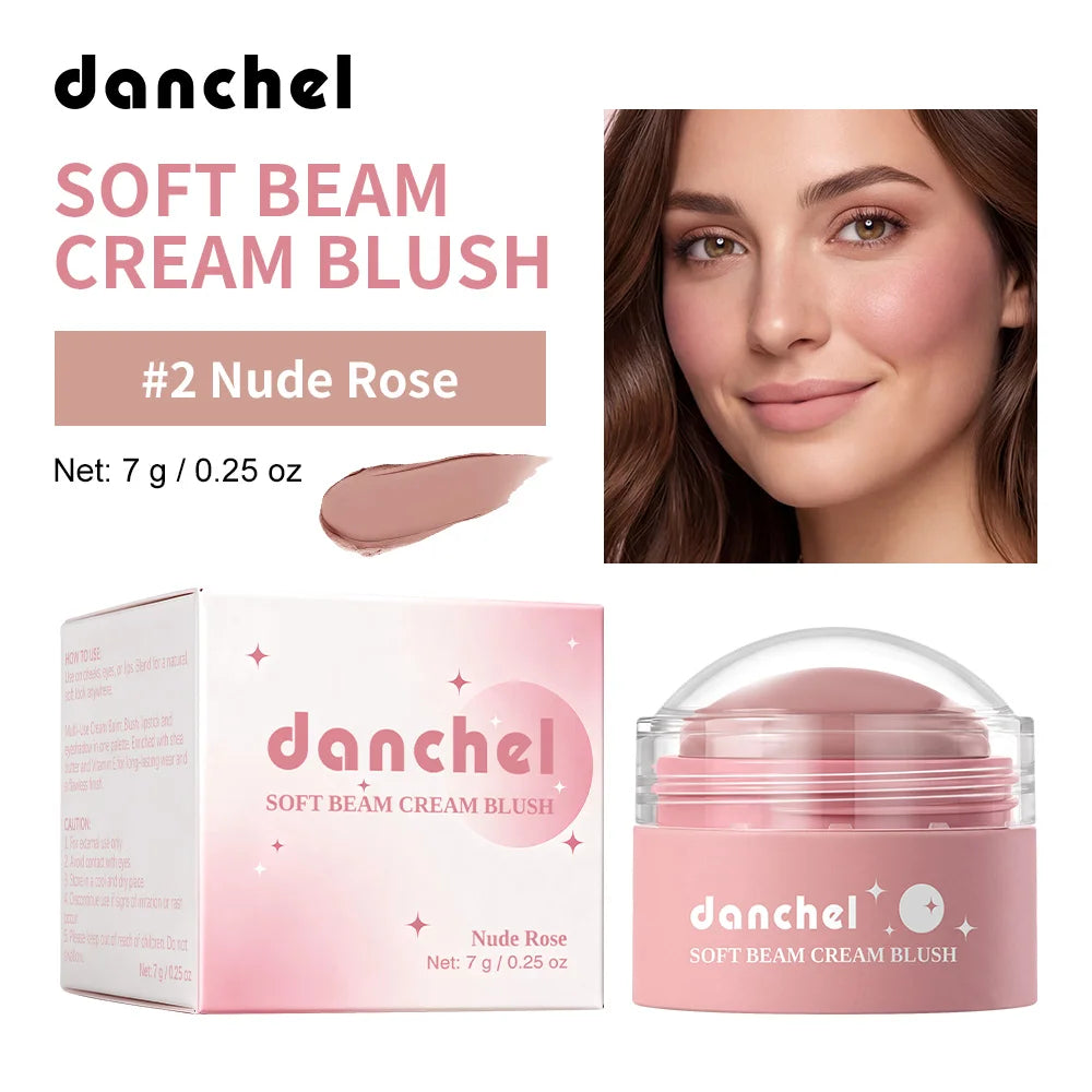 Multi-Use Cream Blush for Cheeks Lips and Eyes - 24