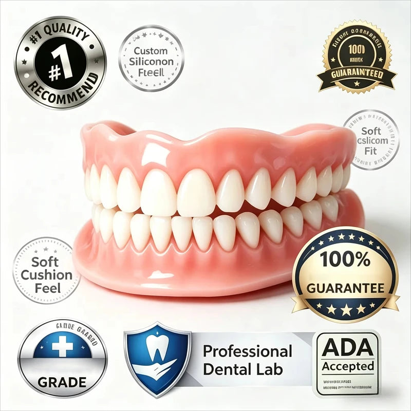 Adjustable Comfort Dentures for Adults - 10