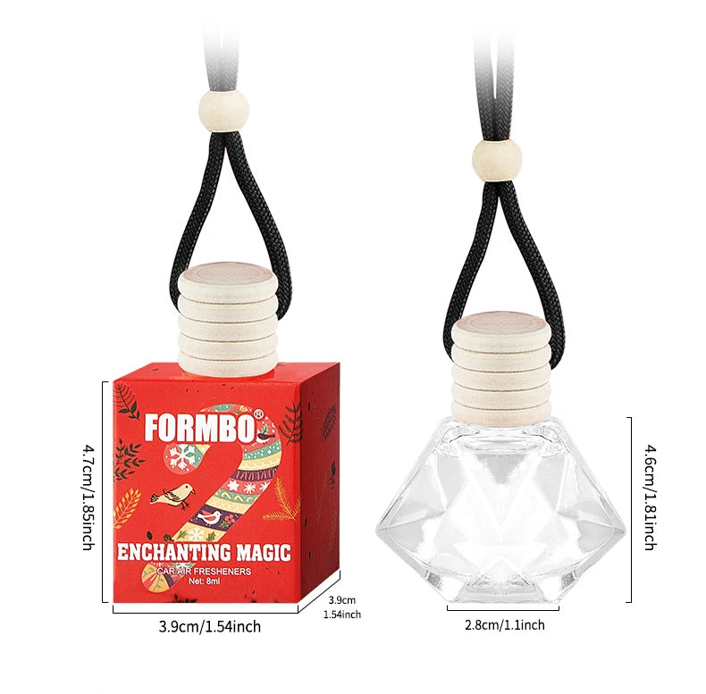 4pc Christmas Car Air Freshener Set Hanging Perfume Diffuser - 21