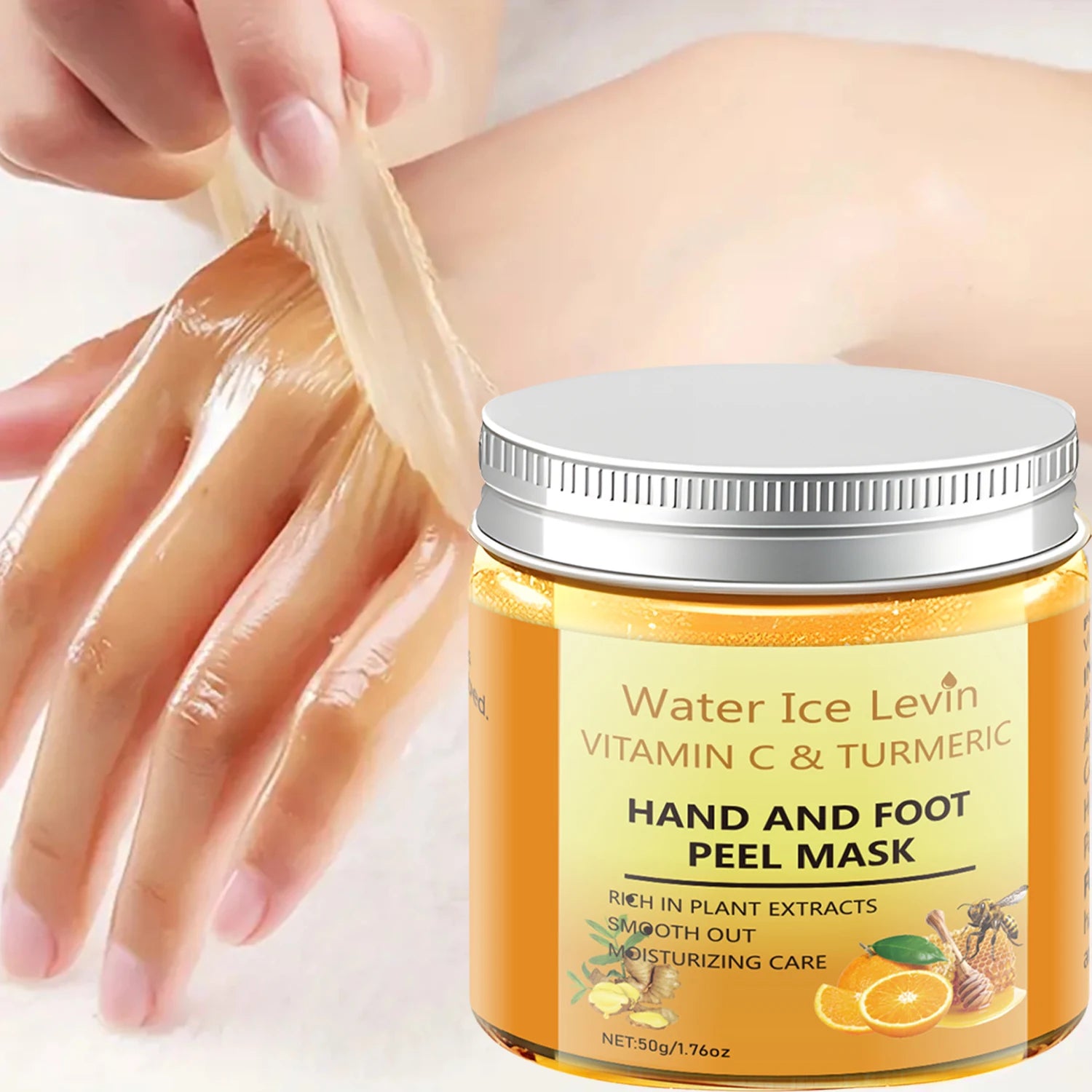 Vitamin C Turmeric Hand and Foot Peel Mask Exfoliating Treatment - 5