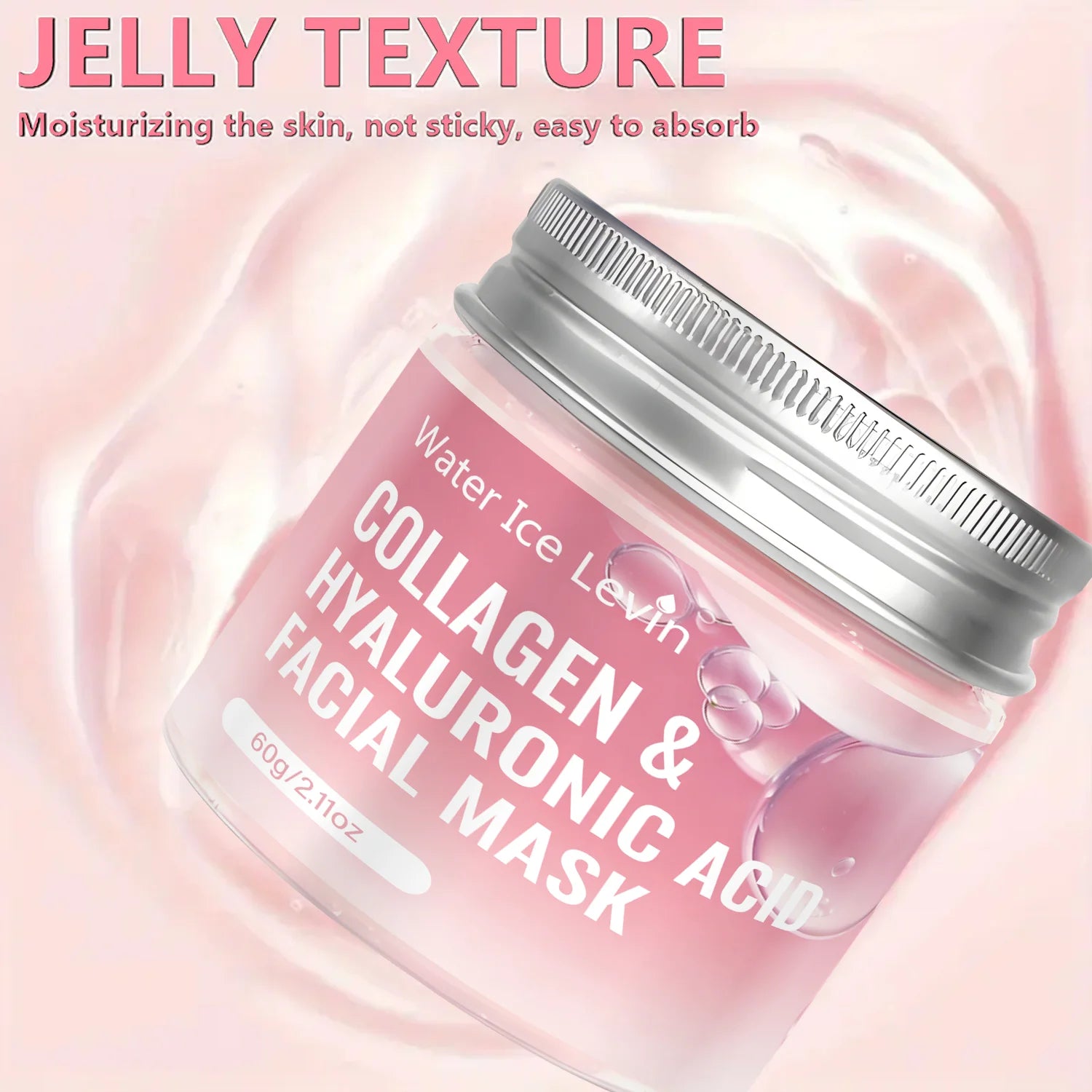 Collagen Hyaluronic Acid Facial Mask Anti Aging Firming Treatment 60g - 12