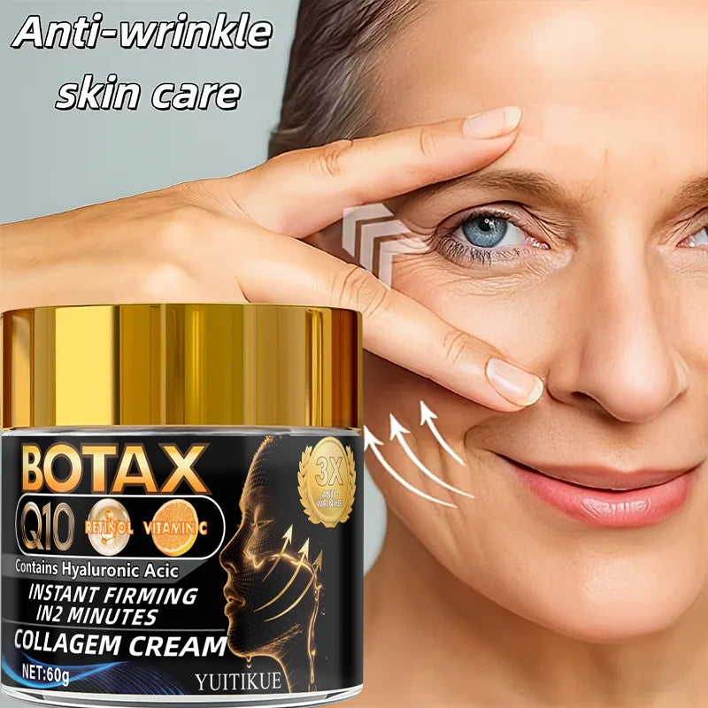 Q10 Collagen Face Cream 60g with Retinol Vitamin C and Hyaluronic Acid - 3