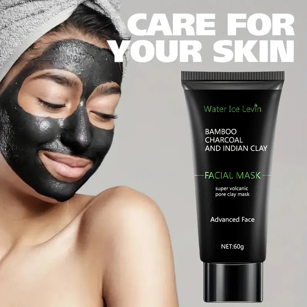 Bamboo Charcoal Black Peel Off Mask Pore Cleansing Face Treatment