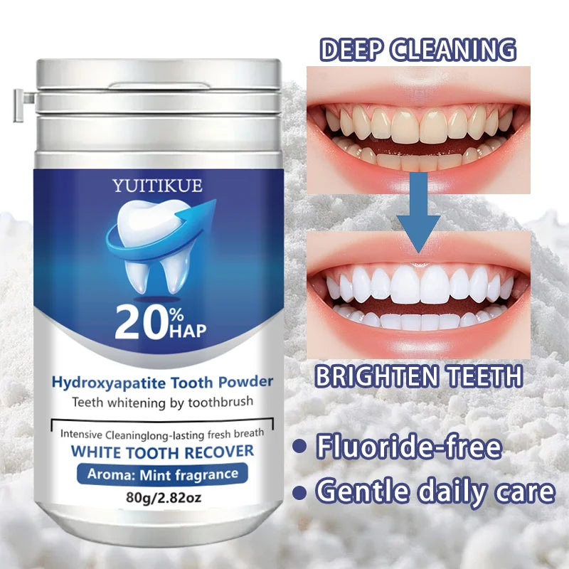 20% Hydroxyapatite Teeth Whitening Powder Enamel Repair Tooth Polish - 5