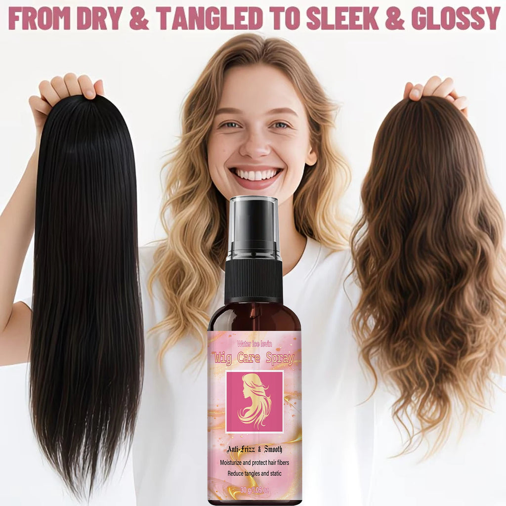 Anti-Frizz Wig Spray Moisturizing Detangler and Static Control