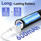 Rechargeable Electric Toothbrush with 5 Modes and 4 Brush Heads