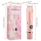 Waterproof Dual-Head Electric Body Shaver for Women