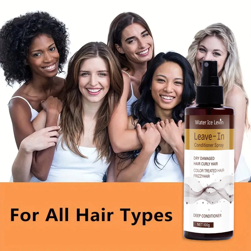 Keratin Argan Oil Leave In Conditioner Spray for Frizz Control and Shine