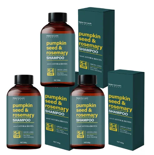 Pumpkin Seed and Rosemary Hair Growth Shampoo with Biotin 100g - 7