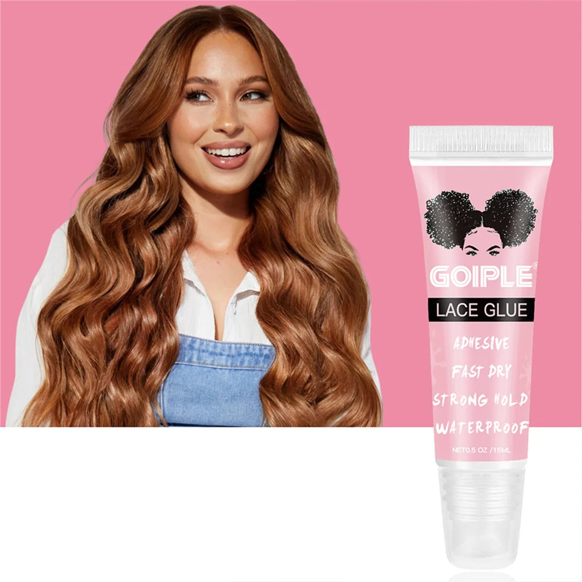 Goiple Lace Wig Bonding Kit Waterproof Glue Wax Stick and Remover Set