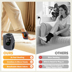 Heated Ankle Massager with Vibration Therapy