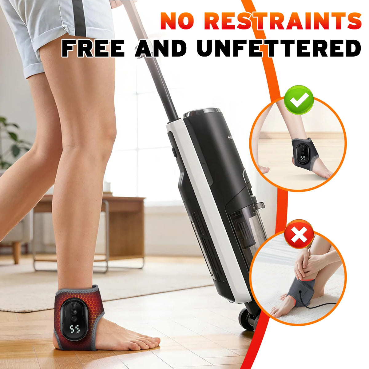 Vibration Ankle and Wrist Massager Wrap