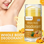 YUITIKUE Turmeric Vitamin C Deodorant Stick Whole Body Odor Control 45g
