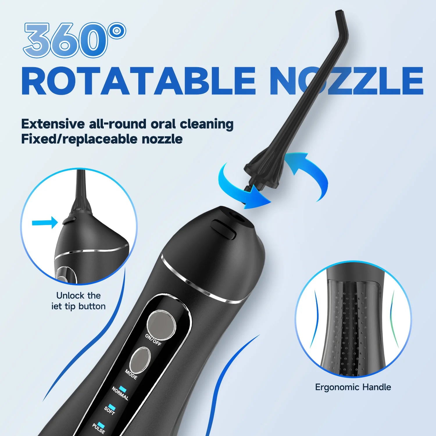 Portable Cordless Water Flosser for Teeth and Gum Health - 5
