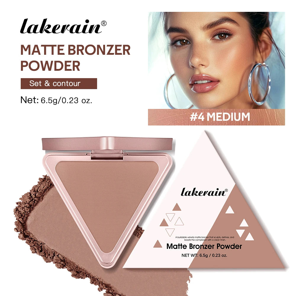 Matte Bronzing Powder for Face Contouring and Shading - 30