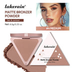 Matte Bronzing Powder for Face Contouring and Shading