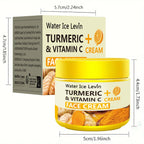 Turmeric and Vitamin C Face Cream Brightening Moisturizer for Glowing Skin